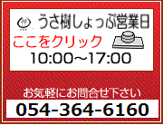 営業 10:00～17:00 / (054)364-6160